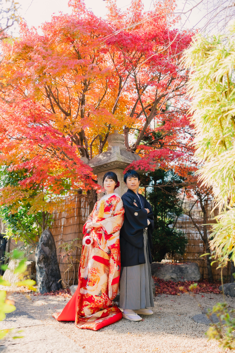 早割！紅葉シーズン！2.2万円オフ！先着20組限定【11/25～12/15撮影】和装壱点プラン衣装差額無　130データ