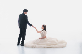 5000円オフ！【10/1～11/25撮影】洋装スタジオ1点プラン WBプレゼント 韓国風ドレスも豊富！