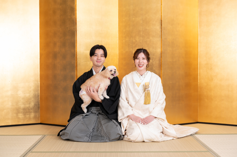 【ワンちゃんと撮影】4月撮影限定!スタジオ和洋弐点プラン 韓国ドレスも豊富♡