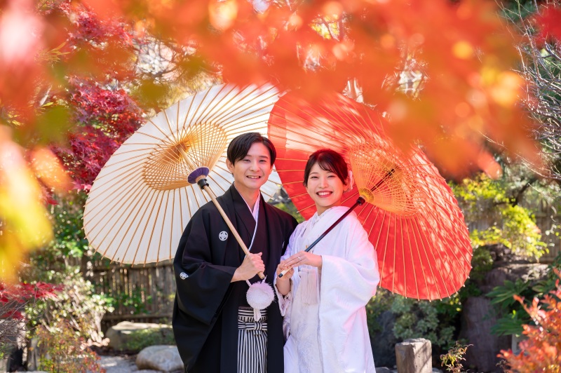 2万円オフ!紅葉シーズン【11/26~12/15平日撮影限定】和装弐点プラン 衣装差額無し !オンライン相談可!衣裳合わせ当日可