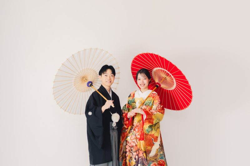フォトレイト限定!紅葉シーズン2.2万円オフ!先着20組限定【11/25~12/15撮影】和装弐点プラン 四季亭+スタジオ撮影