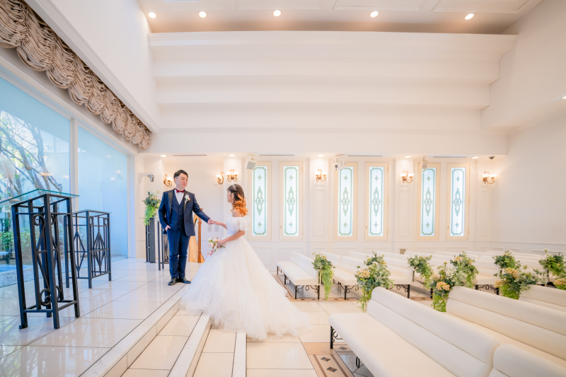 早割!2万円オフ!残りわずか!先着20組限定!【12/1~3/25撮影】洋装2点プラン チャペルと稲毛海浜公園撮影♪