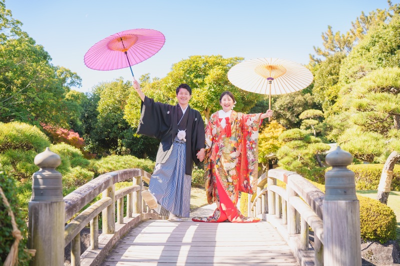 土日祝料金無し!紅葉シーズン【11/26~12/15撮影】和装壱点プラン 衣装差額無し !オンライン相談可!衣裳合わせ当日可!