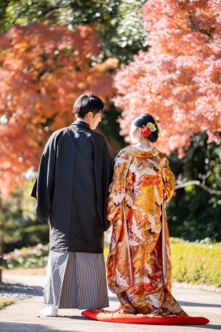 3万円オフ！紅葉シーズン【11/26～12/15平日撮影限定】和洋弐点プラン 韓国ドレスも豊富！
