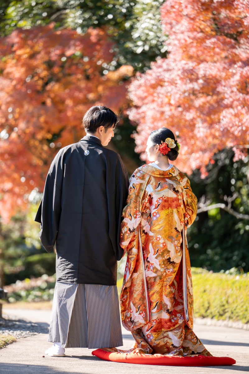 3万円オフ!紅葉シーズン【11/26~12/15平日撮影限定】和洋弐点プラン 韓国ドレスも豊富!