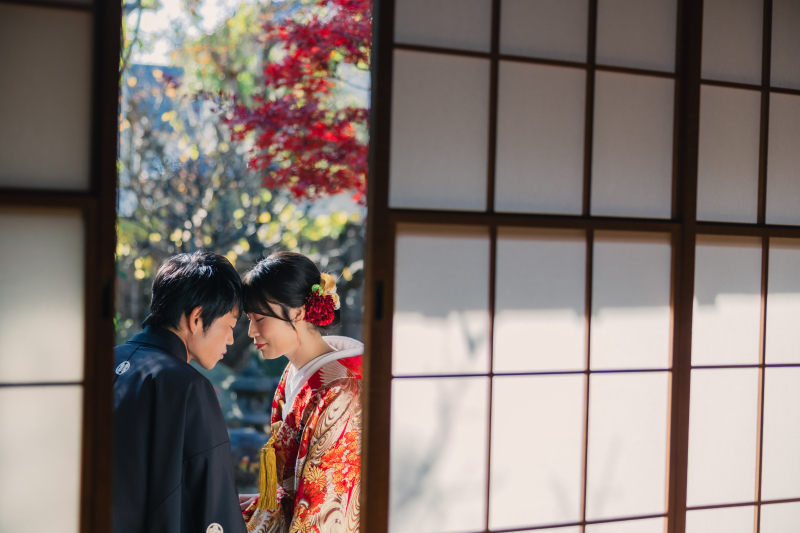 フォトレイト限定!紅葉シーズン2.2万円オフ!先着20組限定【11/25~12/15撮影】和装壱点プラン 四季亭撮影130データ