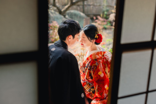 エリアNo.1のコスパ最強ロケ！平日撮影限定3月25日まで★先着20組　四季亭＋見浜園撮影　衣裳差額無し！データ150