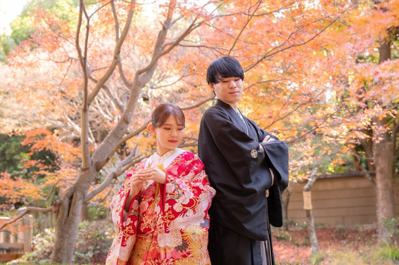 早割！紅葉シーズン！2.2万円オフ！先着20組限定【11/25～12/15撮影】和装弐点プラン衣装差額無　230データ