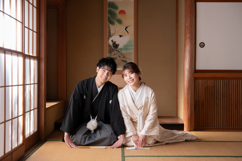 早割!2.2万円オフ!20組限定!【12/16~2/15撮影】和装弐点プラン 四季亭+見浜園 衣装差額無し !衣裳合わせ当日可!