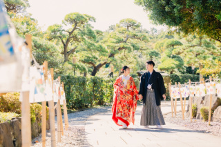 2万円オフ！【10/1～11/25撮影】和洋弐点プラン 旧神谷伝兵衛稲毛別荘＋見浜園　韓国風ドレスも豊富！衣装2着・ヘアメイク