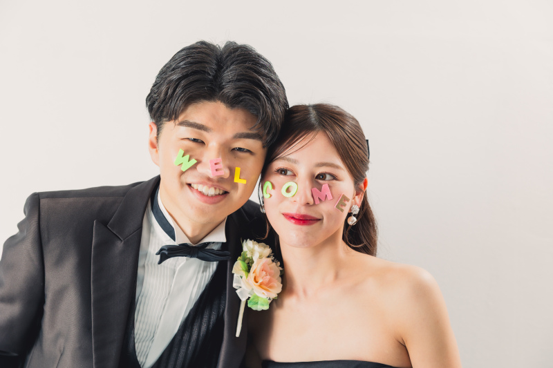 4月25日～5月10日までの撮影★GW特別プラン先着10組限定 スタジオ和洋弐点プラン ウェルカムボード付き 韓国風ドレスも豊富