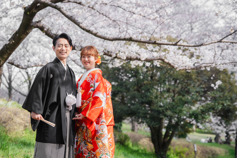 桜シーズン【3/26~4/10土日祝撮影限定】和洋弐点プラン 衣装2着・データ210枚 韓国ドレスも豊富♡