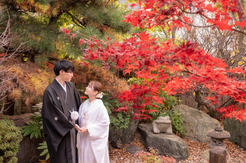 早割！紅葉シーズン！2.2万円オフ！先着20組限定【11/25～12/15撮影】和装弐点プラン衣装差額無　230データ
