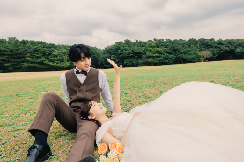 早割3.1万円オフ！先着20組限定【2/1～2/23、3/15～3/25撮影】和洋弐点プラン 四季亭＋稲毛海浜公園　韓国風ドレス