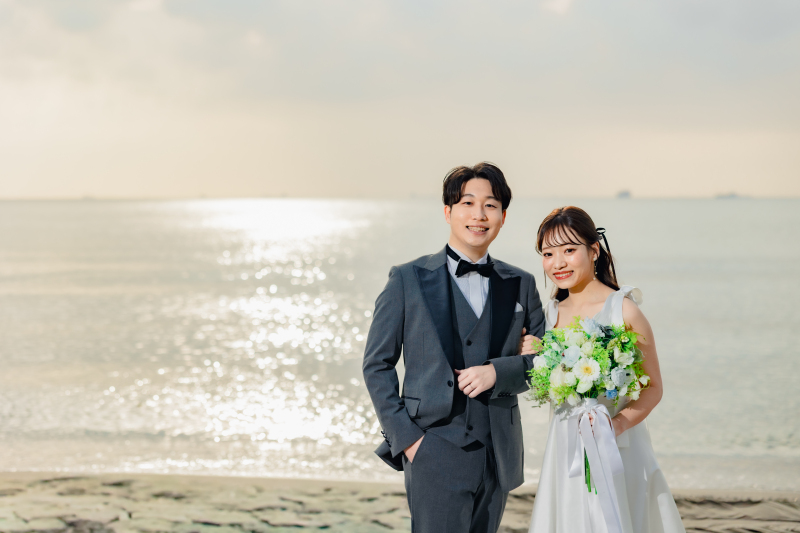 早割!2万円オフ!残りわずか!先着20組限定!【12/1~3/25撮影】洋装2点プラン チャペルと稲毛海浜公園撮影♪