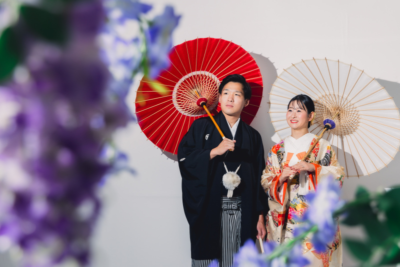 早割！5000円オフ！【12/1～2/15撮影】和装スタジオ弐点プラン WBプレゼント 衣装差額無し ！ペット撮影可