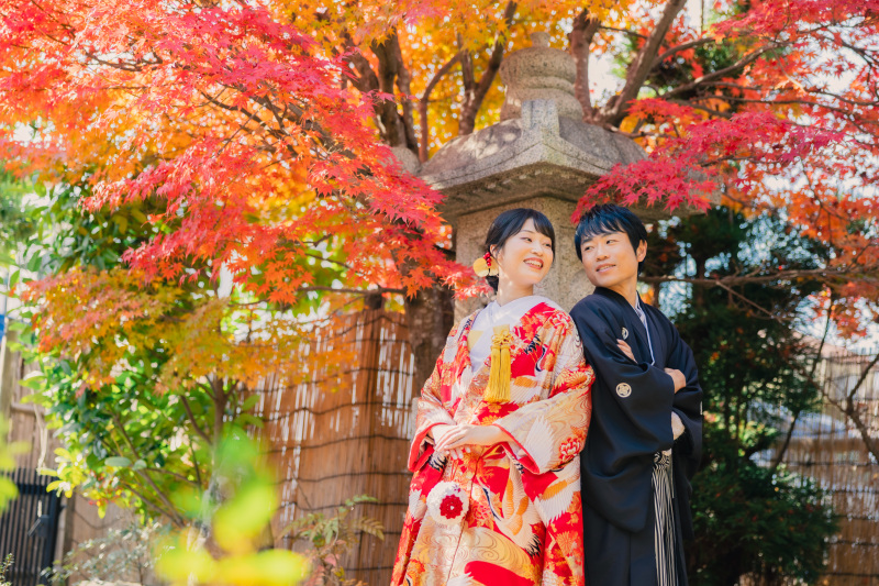 フォトレイト限定!紅葉シーズン2.2万円オフ!先着20組限定【11/25~12/15撮影】和装壱点プラン 四季亭撮影130データ