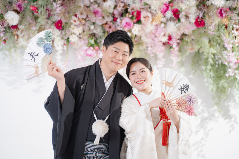 4月25日～5月10日までの撮影★GW特別プラン先着10組限定 スタジオ和装弐点プラン ウェルカムボード付き 衣装差額無し