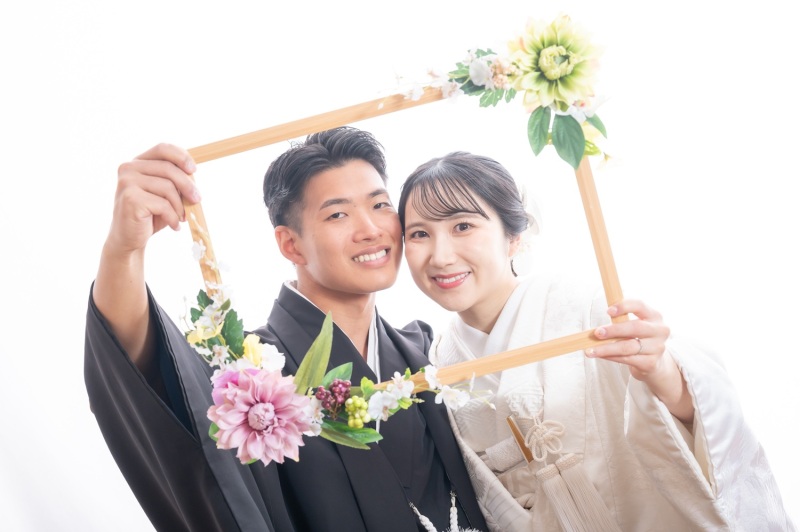 額縁付きのお写真