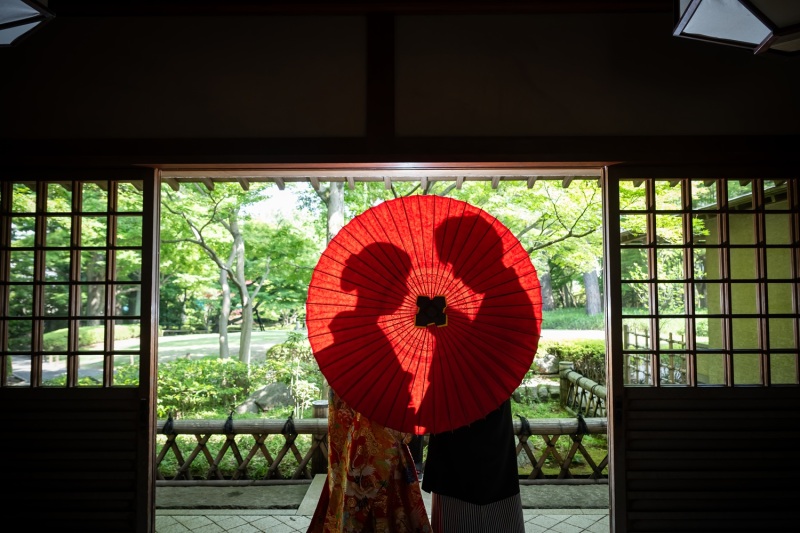 シルエットの撮影☂