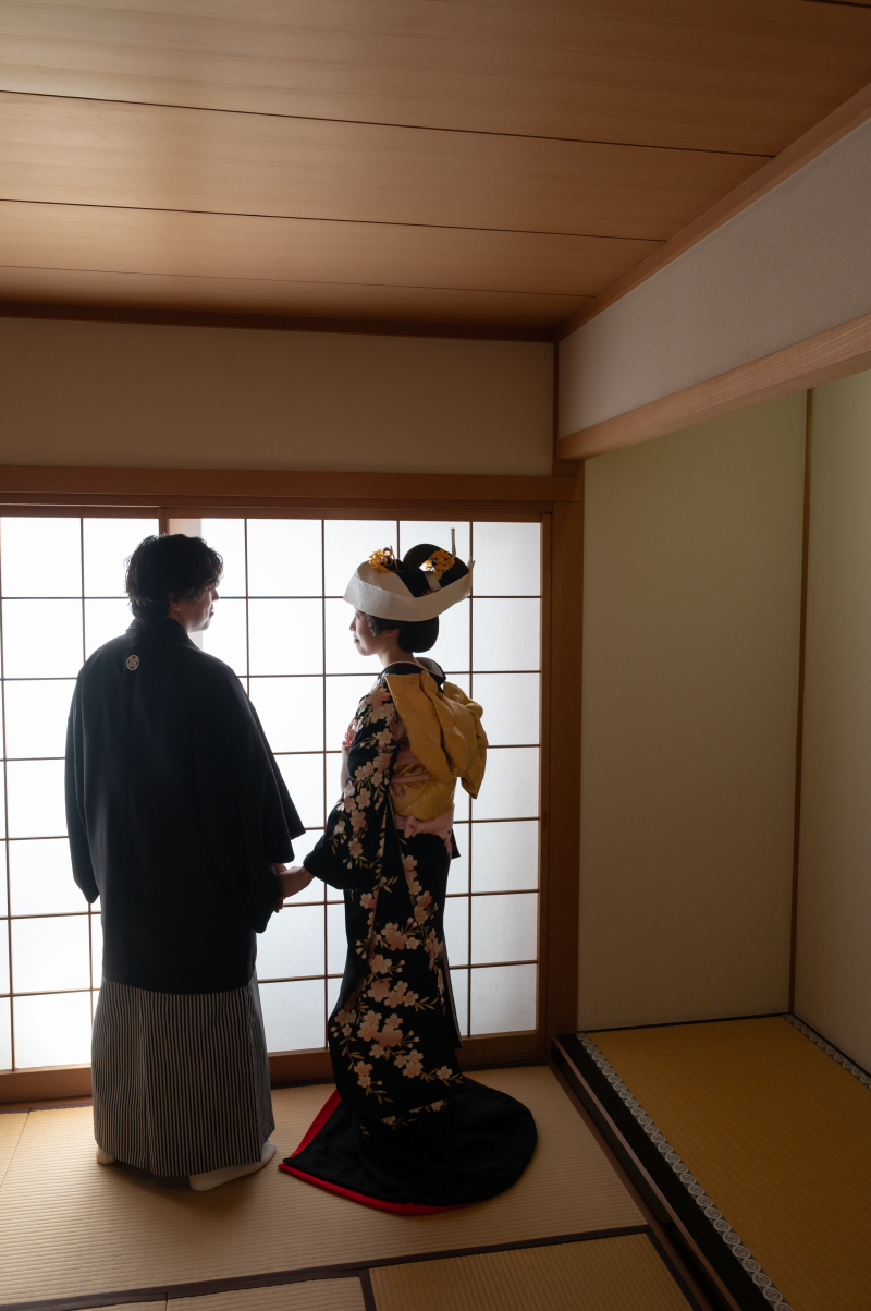 和室で撮影
