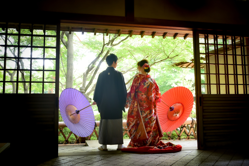 東屋での撮影もOK！