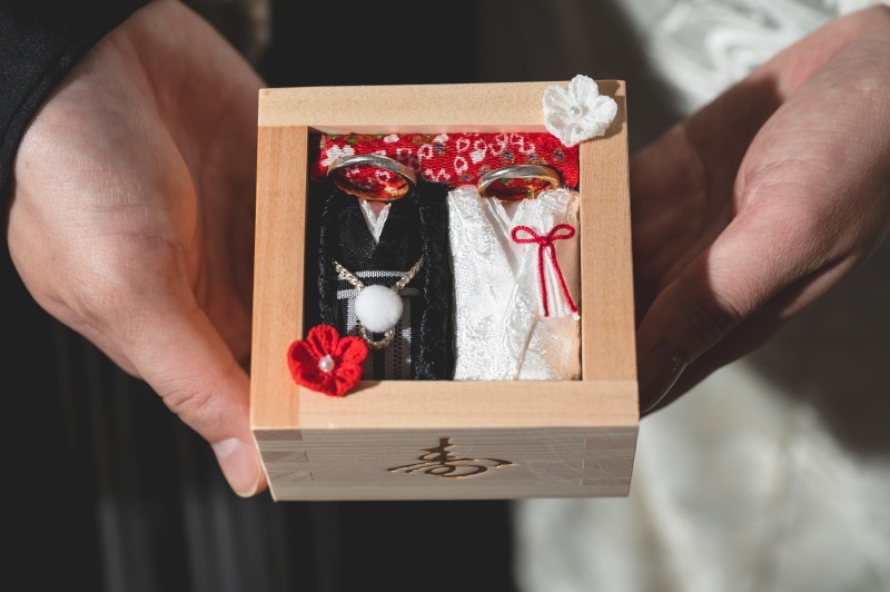 手作りリングピロー