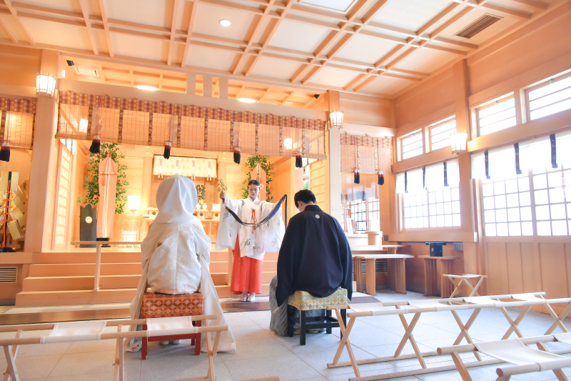 二人だけで行う儀式『結婚奉告参拝』