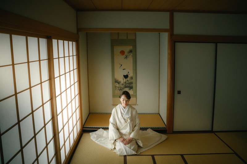 新婦様の一人撮影