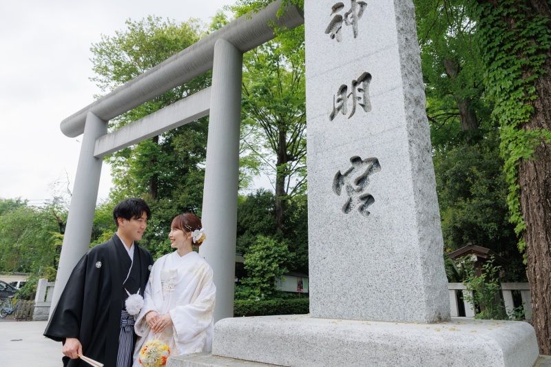 鳥居の前でパシャリ✨