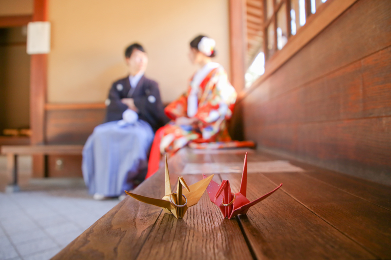 東屋での撮影♪