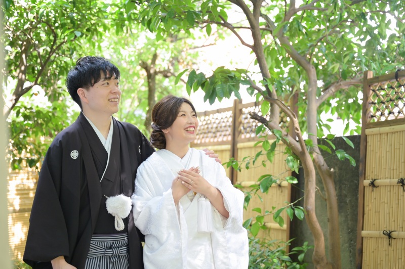 そしてお庭での撮影!