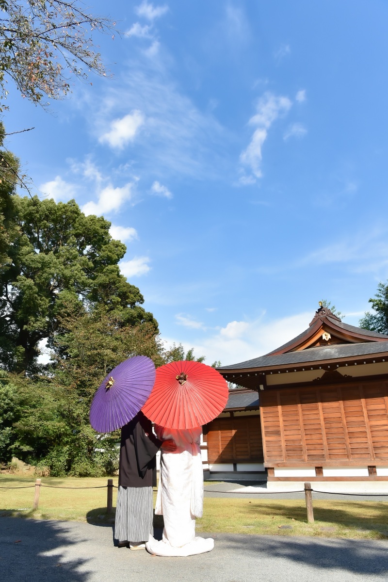 青空でバックショット♪