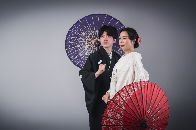 スタジオで撮影開始