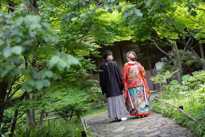 新緑の中のバックショット♪