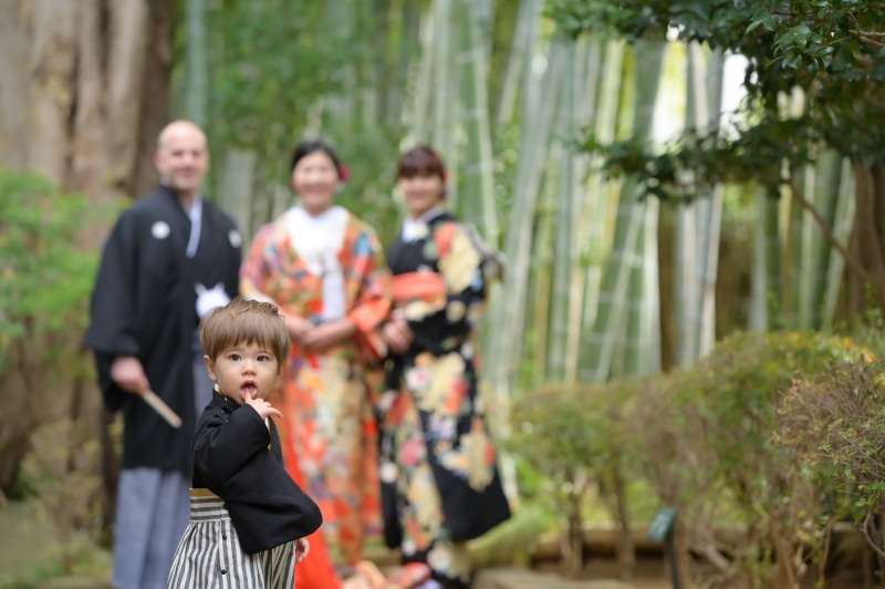 お子様と一緒に撮影♪