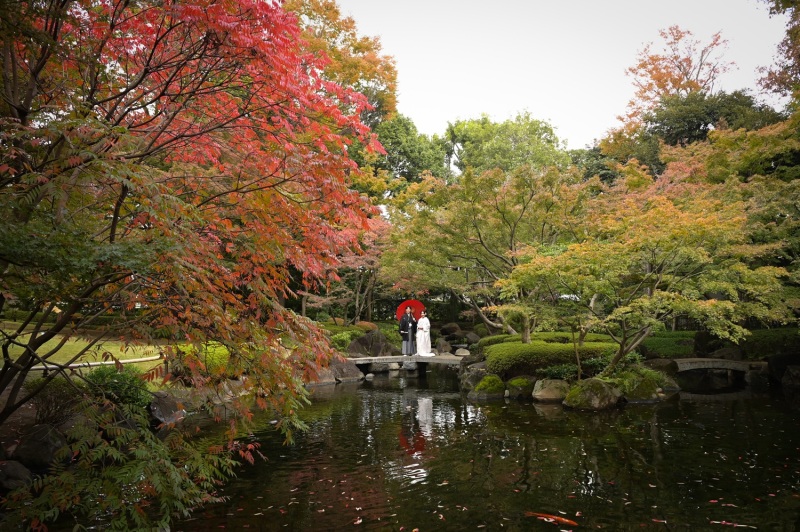 橋の上のショット！