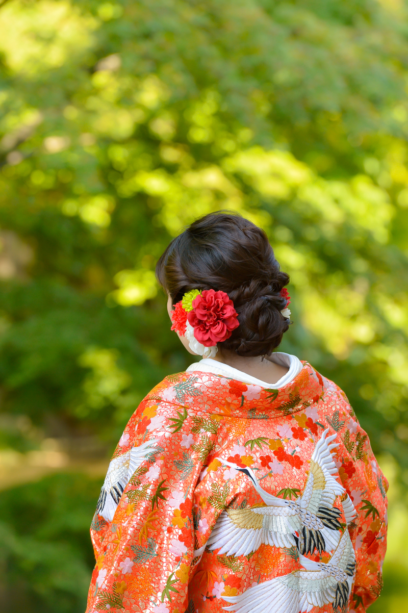 髪飾りも無料レンタル！