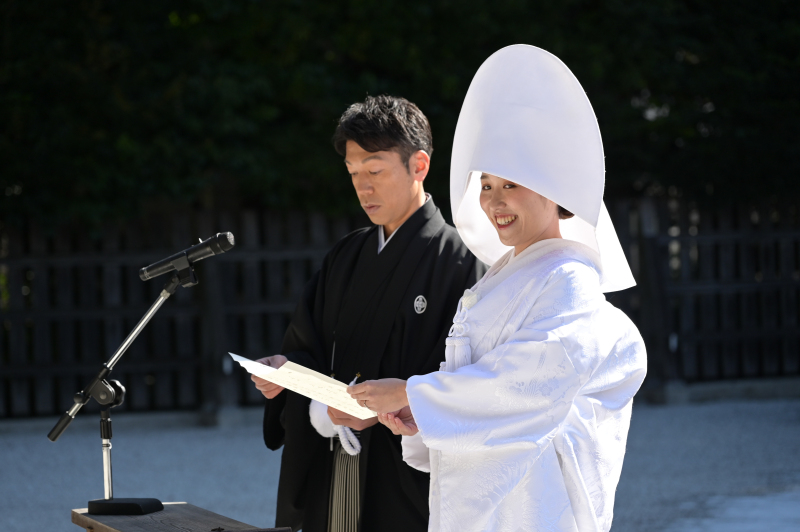 「誓詞奏上(せいしそうじょう)」