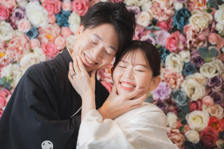 スタジオ×白無垢