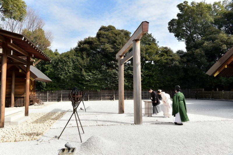 結婚報告参拝②