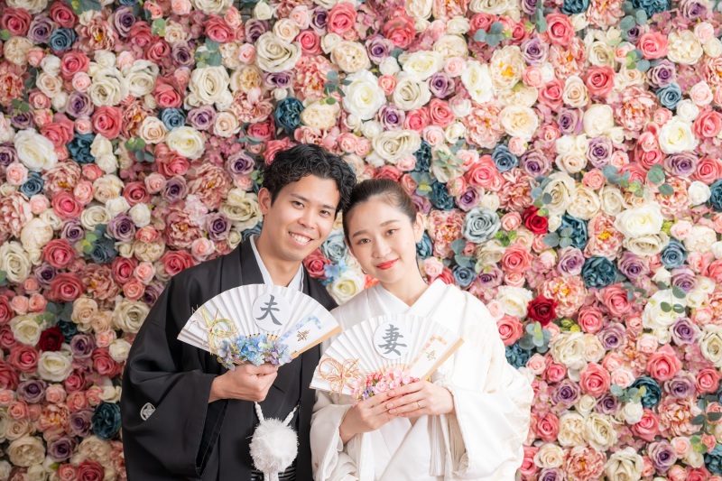 当日、様々な背景を選べます♪