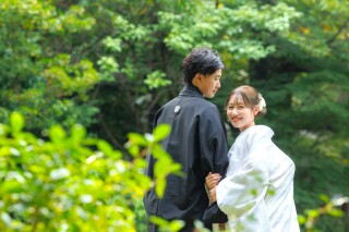 和装2着　神社+スタジオでの撮影