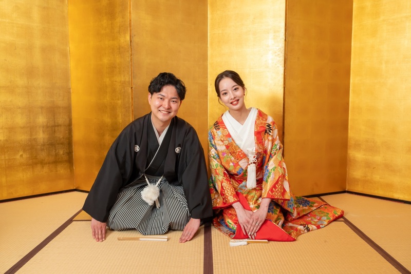 金屏風×ご挨拶