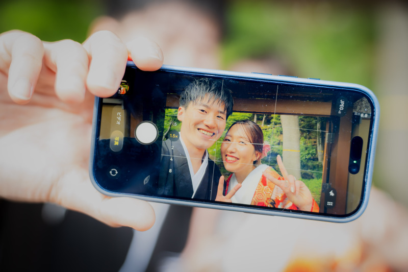 スマホでの撮影もOK