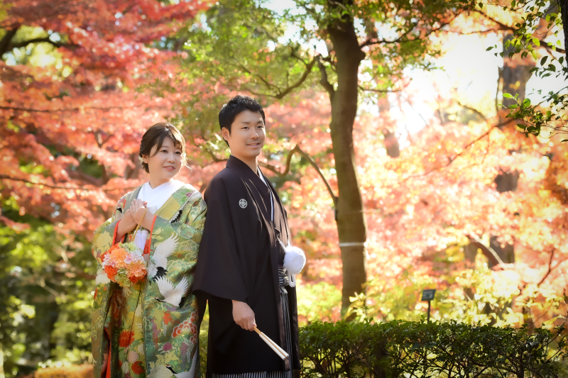 12月秋の装い残る 大田黒公園♪