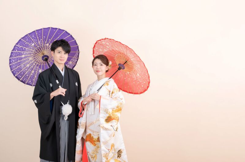 最後はシンプルな背景で