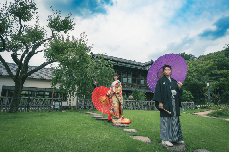 古民家バックに撮影♪