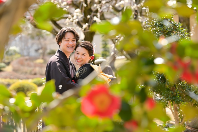 ツバキの花から・・・❁