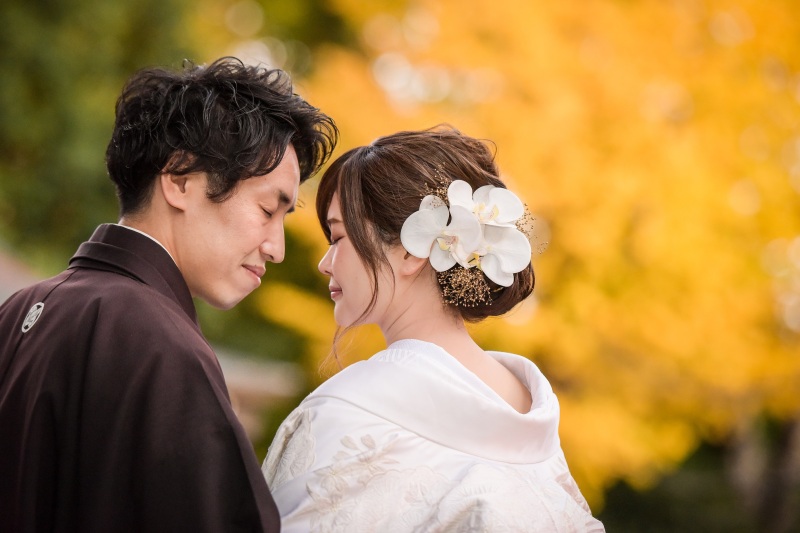 きいろを背景に♪